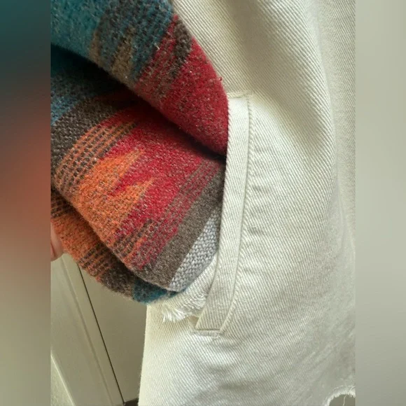 NWOT OVERSIZED Multicolor Aztec Pattern Shaket- so cute!! - Picture 5 of 15